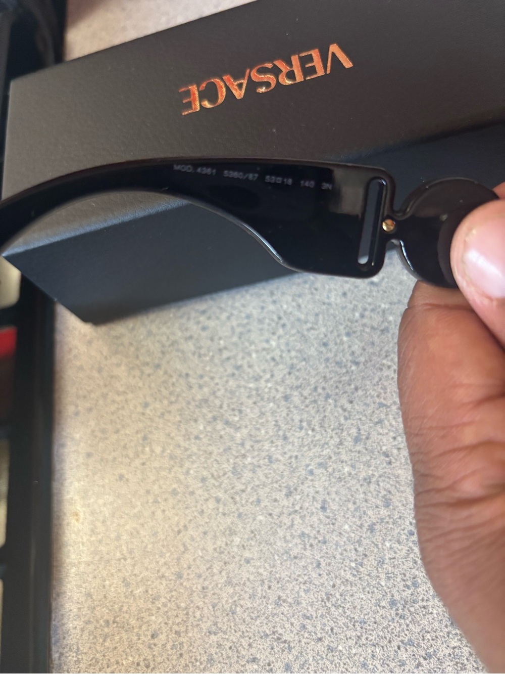 Versace Men’s Black Medusa-Emblem Sunglasses - Picture 4 of 5